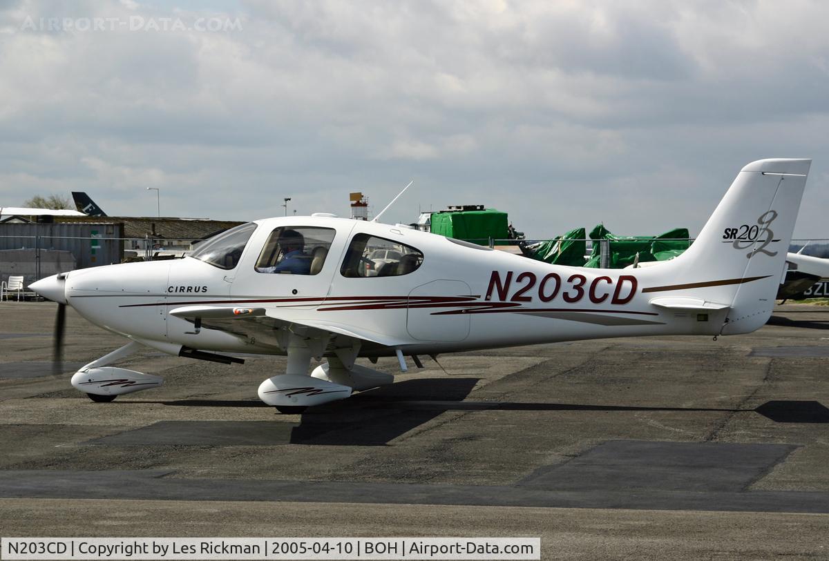 N203CD, 2004 Cirrus SR20 G2 C/N 1451, Cirrus SR20-G2