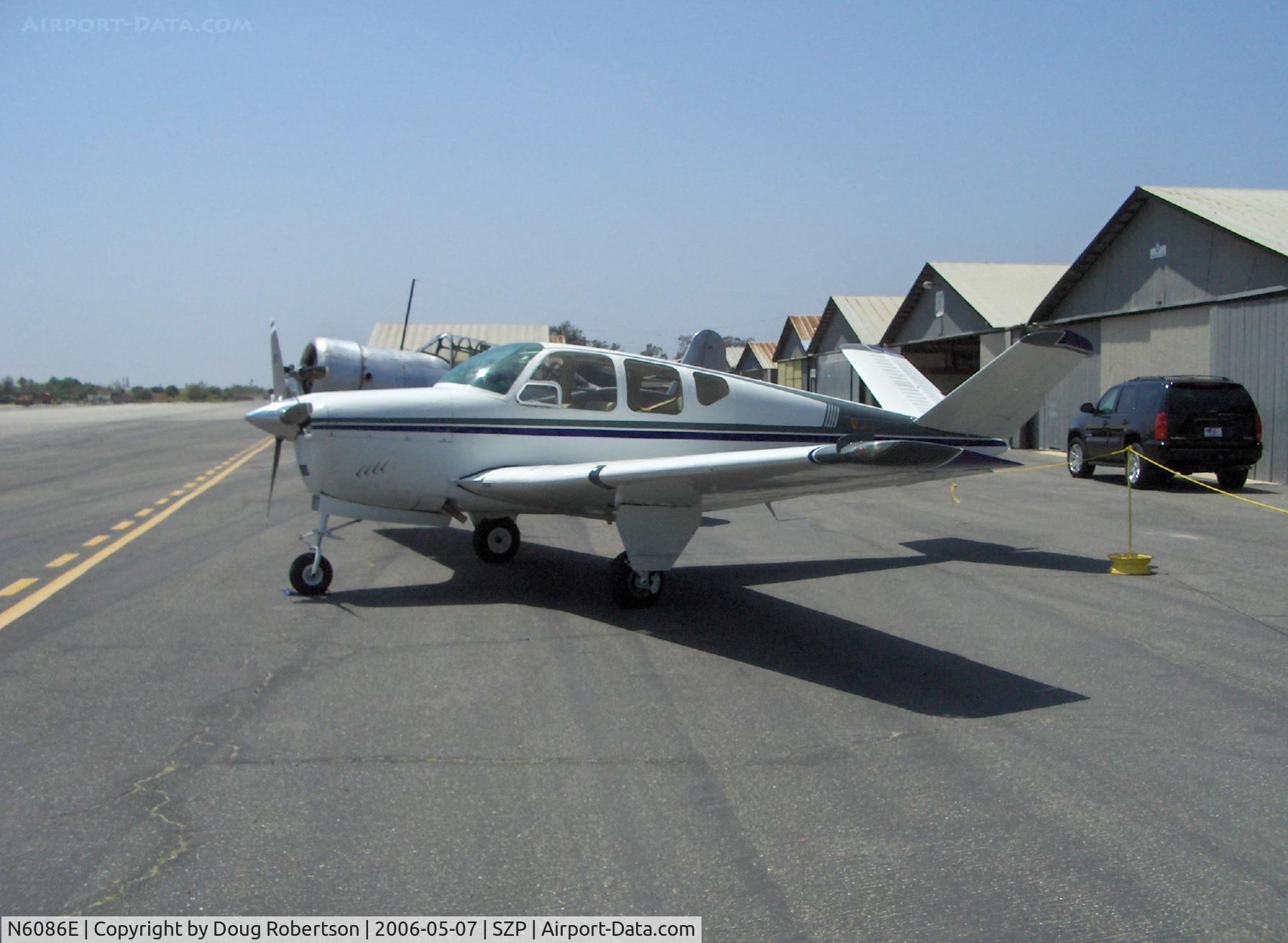 N6086E, 1959 Beech K35 Bonanza C/N D-6038, 1959 Beech K35 BONANZA, Continental IO-470-C 250 Hp, K model increased to 50 gallons fuel std.