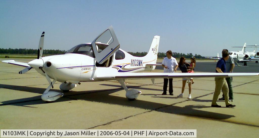 N103MK, 2005 Cirrus SR22 C/N 1444, Taken on the PHF ramp just before a flight