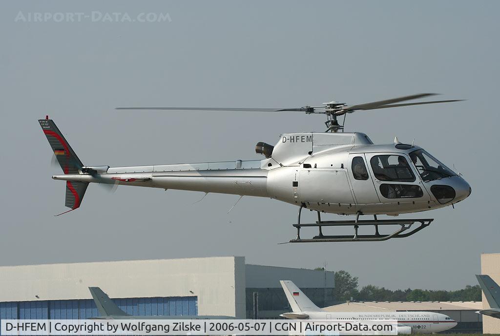 D-HFEM, Eurocopter AS-350B-2 Ecureuil Ecureuil C/N 1322, visitor