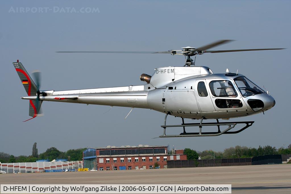 D-HFEM, Eurocopter AS-350B-2 Ecureuil Ecureuil C/N 1322, visitor
