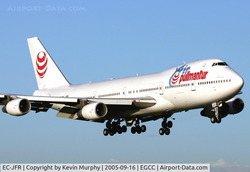 EC-JFR, 1980 Boeing 747-228BM C/N 22272, Drifting into 06R.