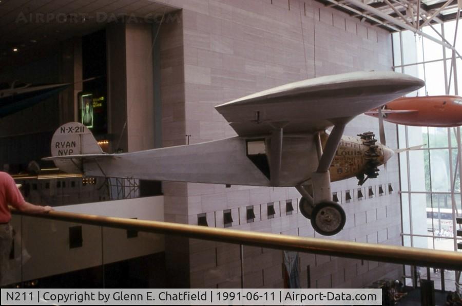 N211, 1927 Ryan NYP C/N 1, This is the real NX211 Spirit of St. Louis at the National Air and Space Museum