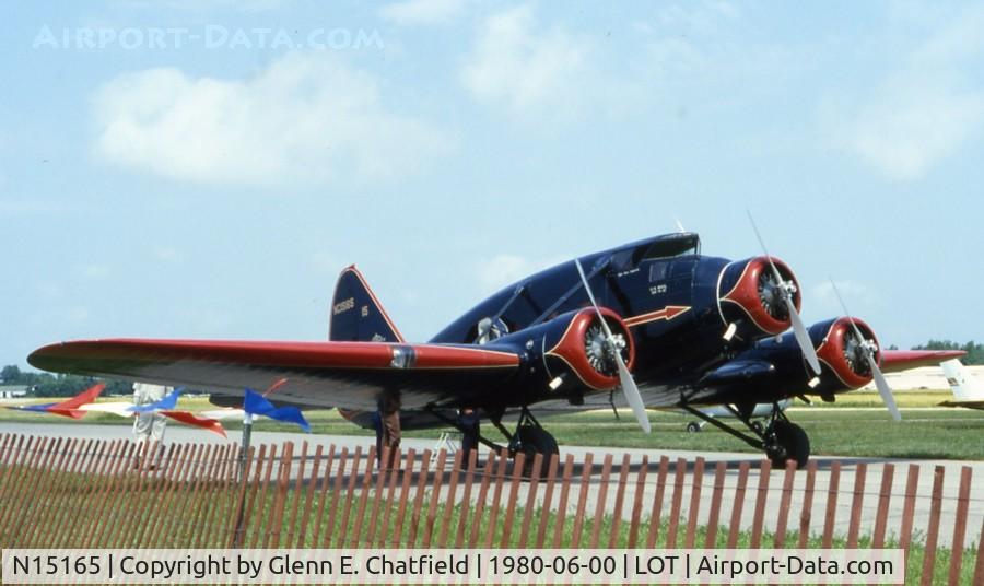 N15165, 1936 Stinson A C/N 9125, At the air show, and allowing tours of the plane