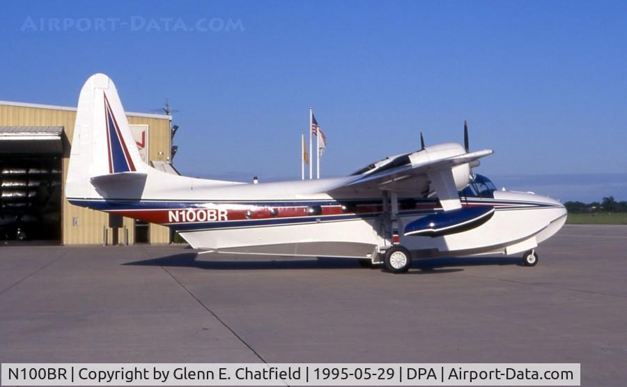 N100BR, 1948 Grumman G-73 Mallard C/N J-35, Mallard passing through- it's N number is now taken by another bird