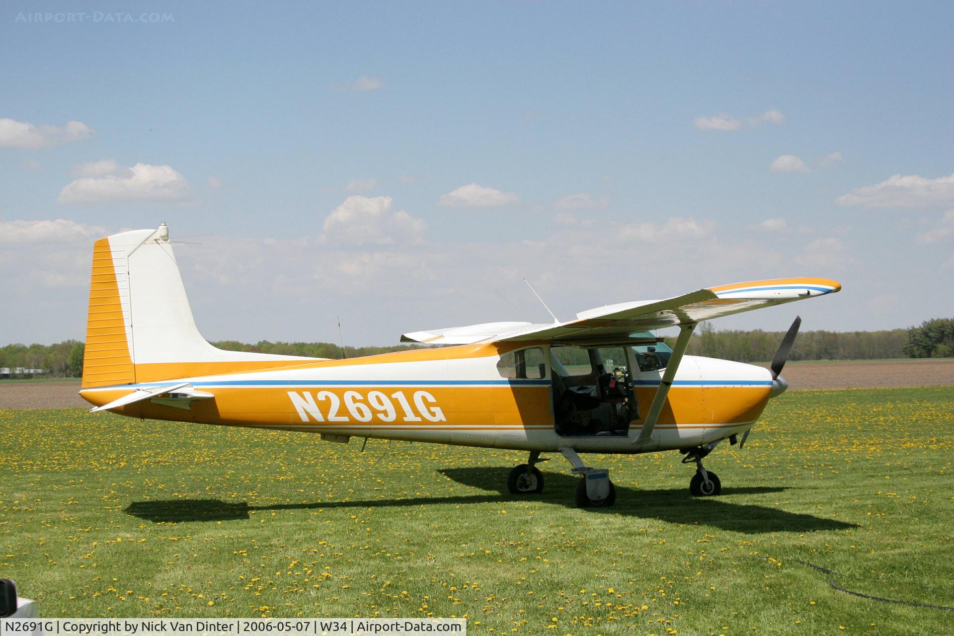 N2691G, 1959 Cessna 182B Skylane C/N 51991, Wolf River Skydivers C182