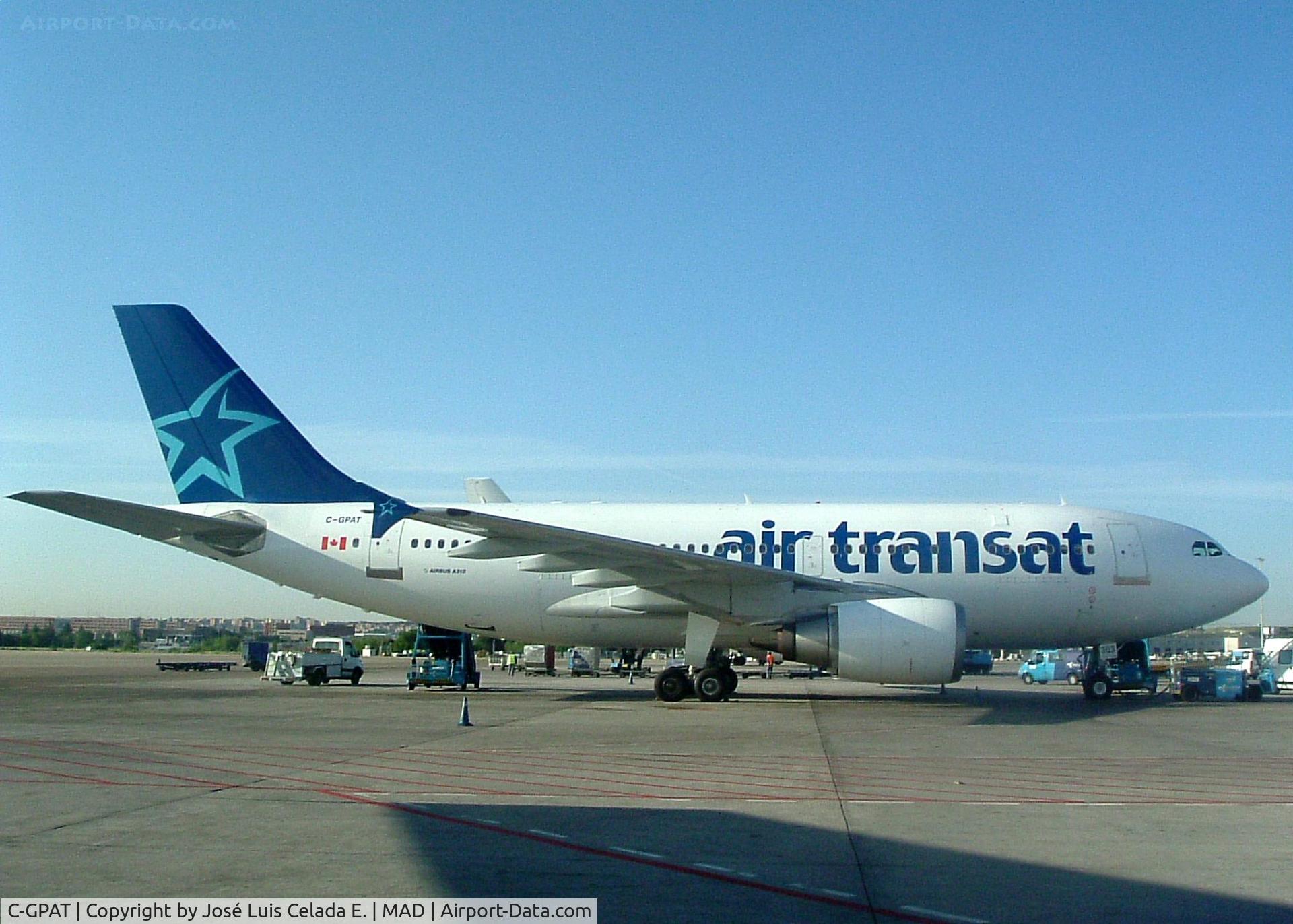 C-GPAT, 1992 Airbus A310-308 C/N 597, Air Transat A310 begins operations at MAD