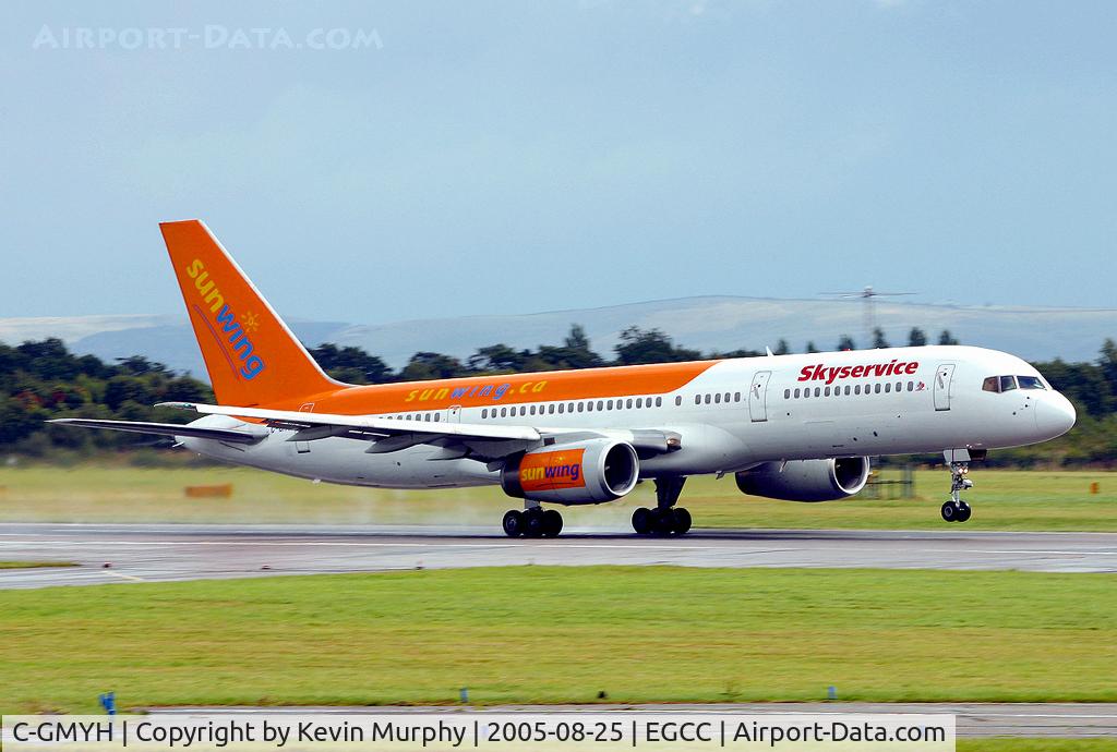 C-GMYH, 1991 Boeing 757-236 C/N 25053, Damp departure from 24R.