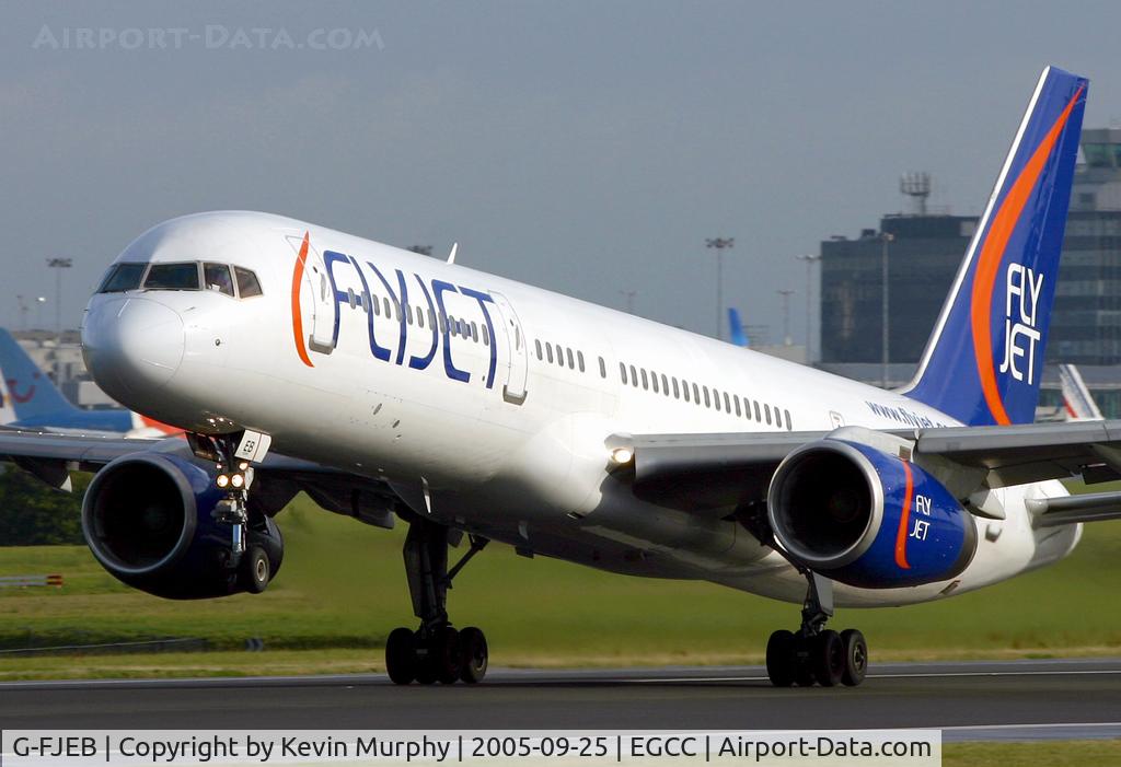 G-FJEB, 1989 Boeing 757-23A C/N 24290, Beautiful take off from 24L.