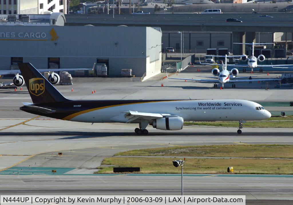 N444UP, 1994 Boeing 757-24APF C/N 27389, Smart looking freight dog leaving LA.
