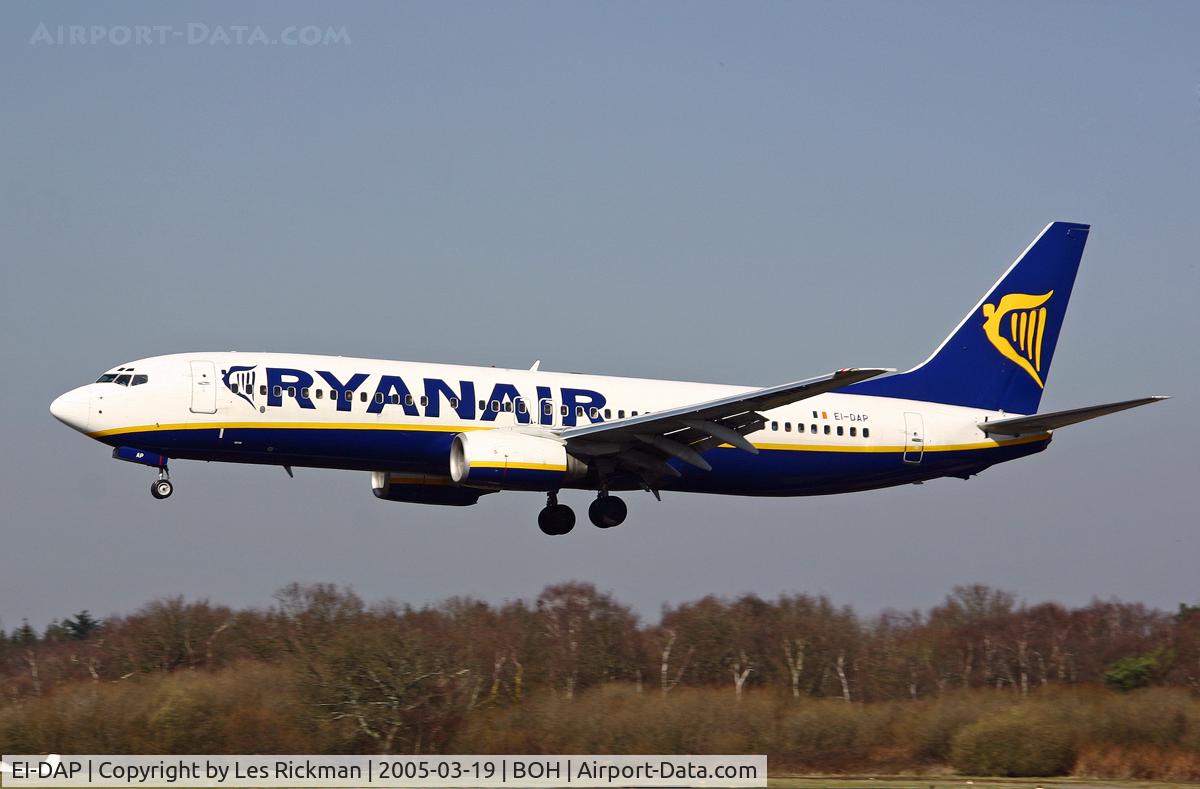 EI-DAP, 2003 Boeing 737-8AS C/N 33551, Boeing 737 8AS