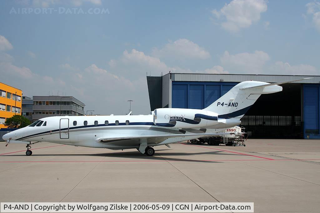 P4-AND, 1999 Cessna 750 Citation X Citation X C/N 750-0075, visitor