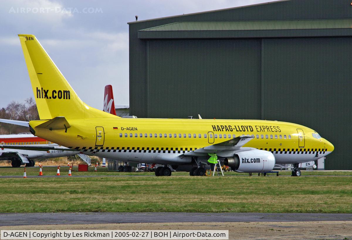 D-AGEN, 1998 Boeing 737-75B C/N 28100, Boeing 737 75B
