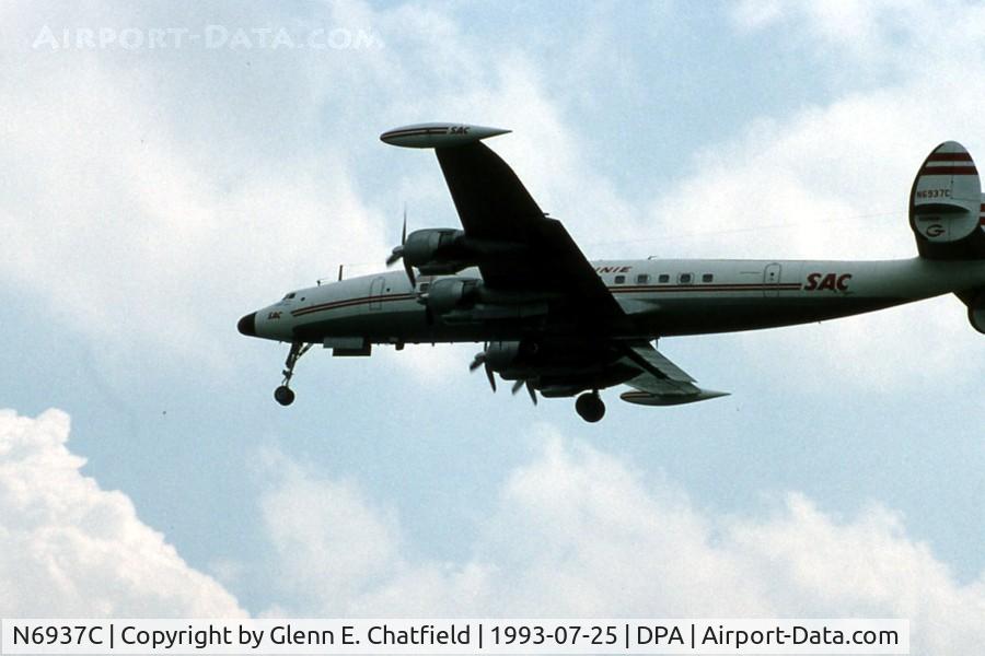 N6937C, 1957 Lockheed L-1049H-82 Super Constellation C/N 4830, Majestic in flight