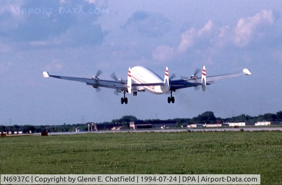 N6937C, 1957 Lockheed L-1049H-82 Super Constellation C/N 4830, Into the wild blue yonder