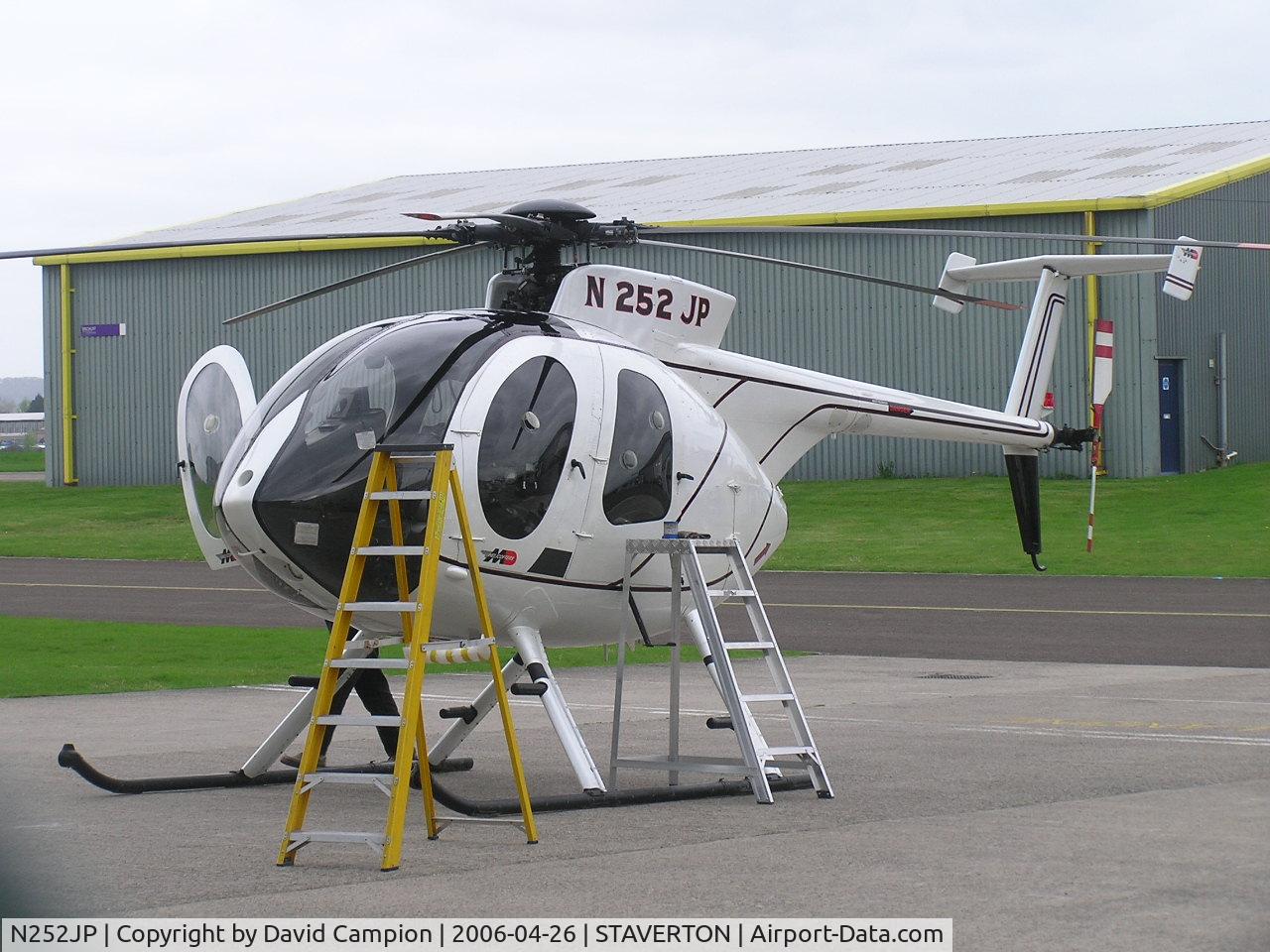 N252JP, 1989 McDonnell Douglas 369E C/N 0346E, In maintenance @ Gloucester Staverton, UK