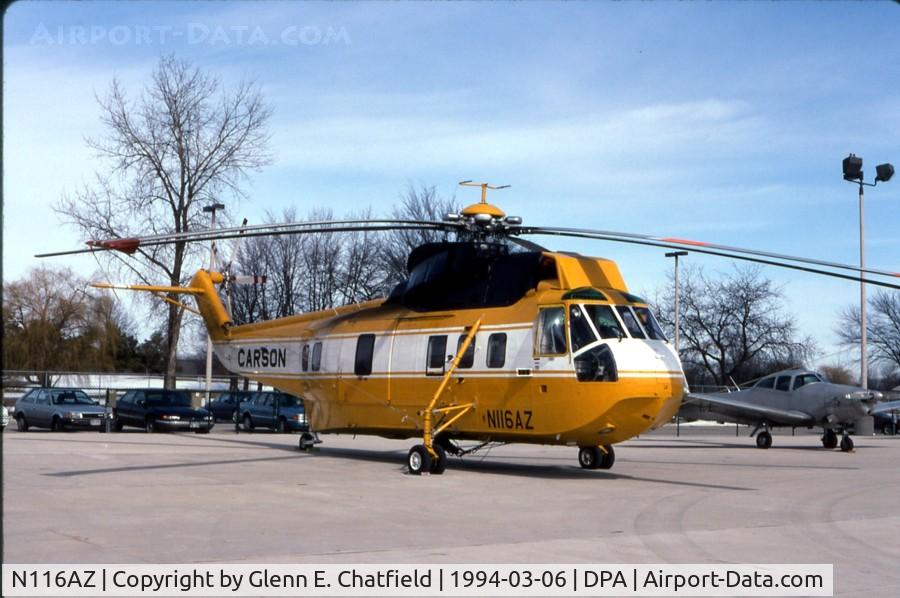 N116AZ, 1964 Sikorsky S-61N C/N 61242, In the area for some heavy lifting