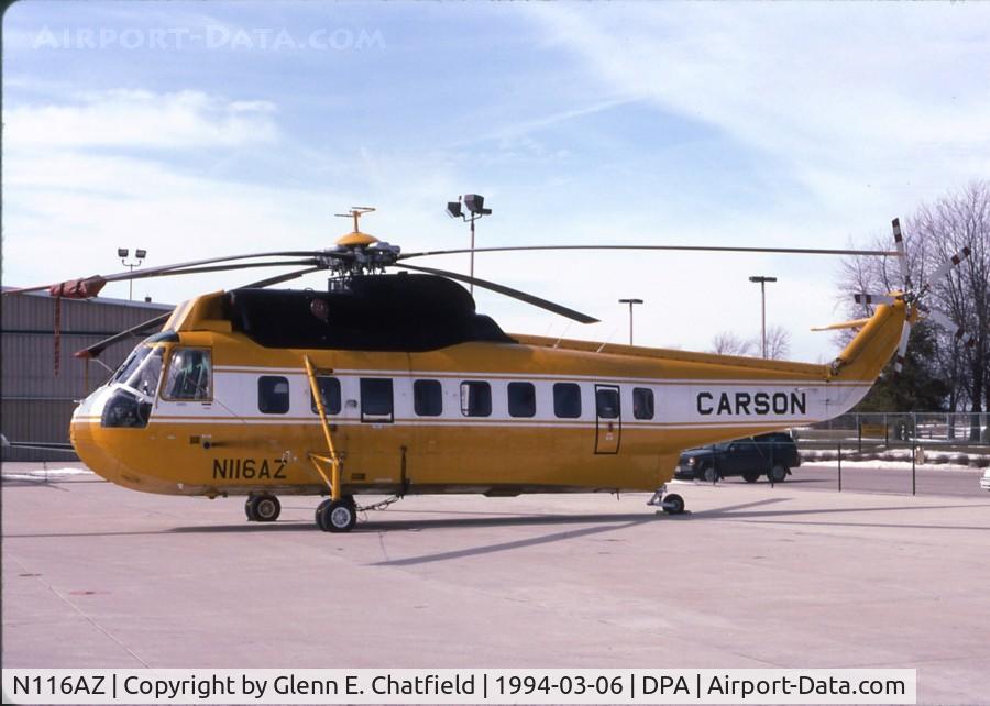N116AZ, 1964 Sikorsky S-61N C/N 61242, In the area for some heavy lifting