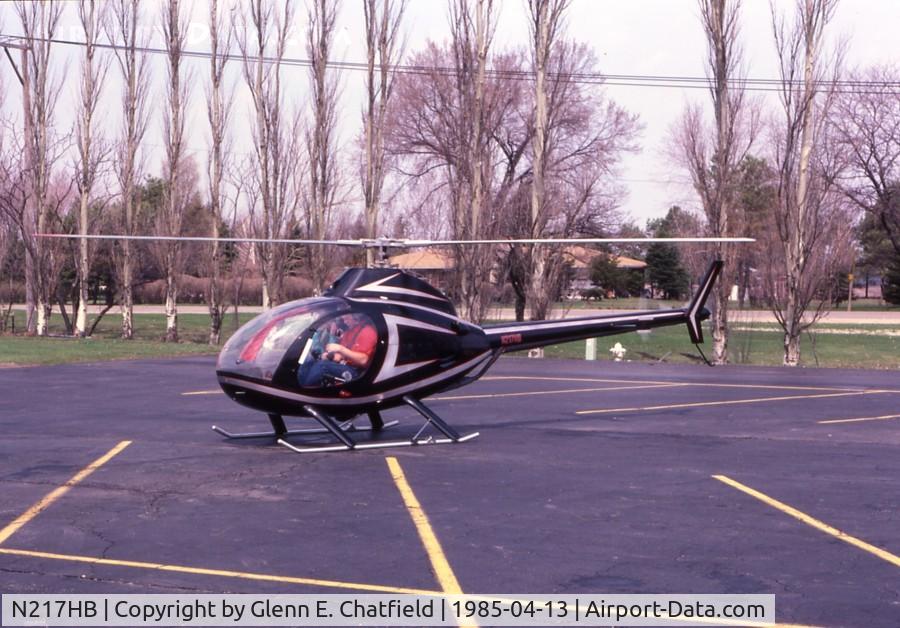 N217HB, 1976 Rotorway Scorpion Too C/N 1240, Demo flights from Pheasant Run resort, St. Charles, IL