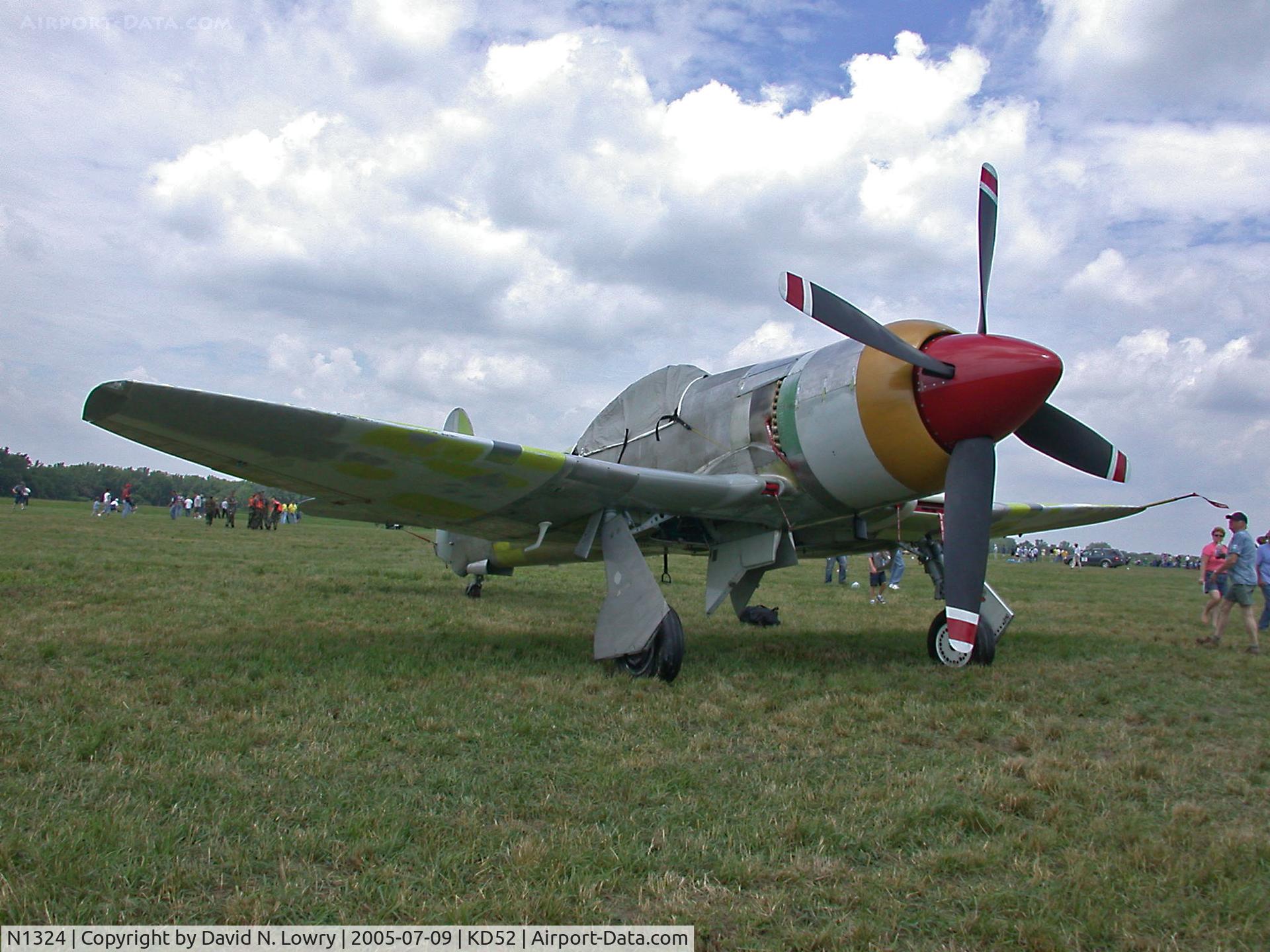 N1324, 1954 Hawker Fury FB.10 C/N 41H/623282, N1324 at KD52.