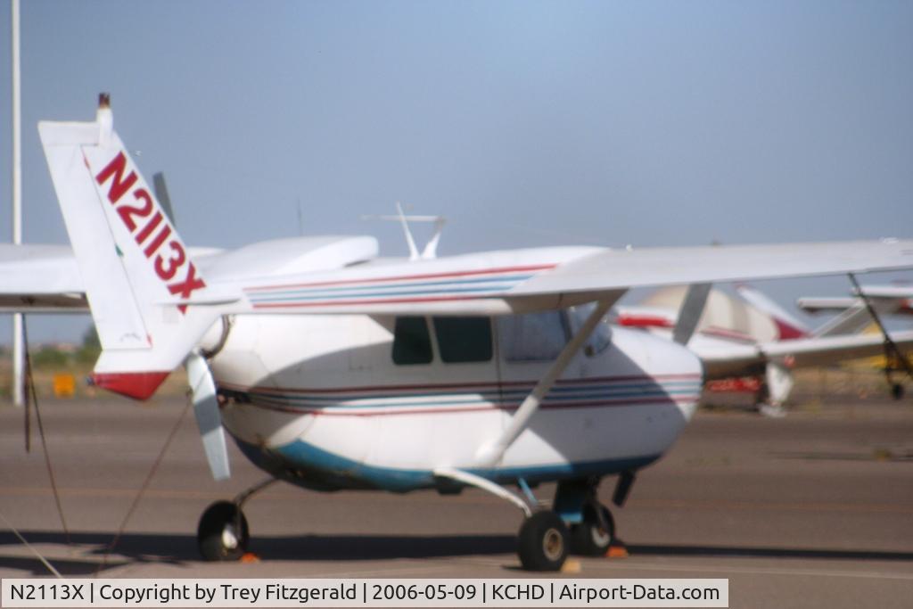 N2113X, 1965 Cessna 337 Super Skymaster C/N 337-0013, Well this bird is sitting at Chandler Municipal Airport in Arizona right now.