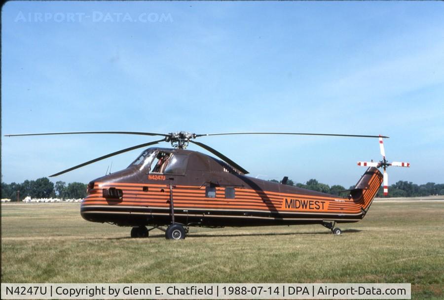 N4247U, 1962 Sikorsky S-58ET C/N 58-1537, Ready for heavy lift operations near by.  Ex USN HSS-1N 150751 purchased for MAP to Germany as H-34G.III