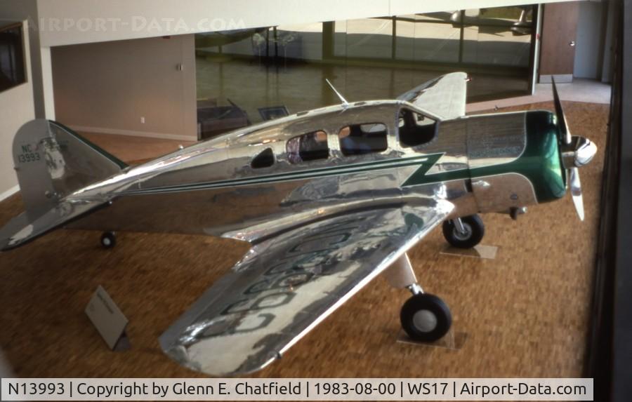 N13993, 1937 Spartan 7W Executive C/N 2, On display at the EAA Museum
