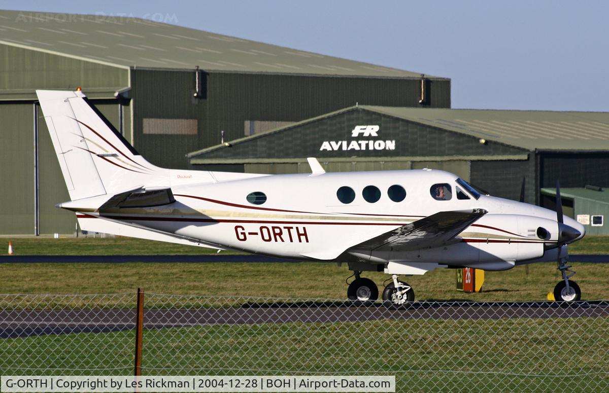 G-ORTH, 1975 Beech E90 King Air C/N LW-136, Beech E90 King Air