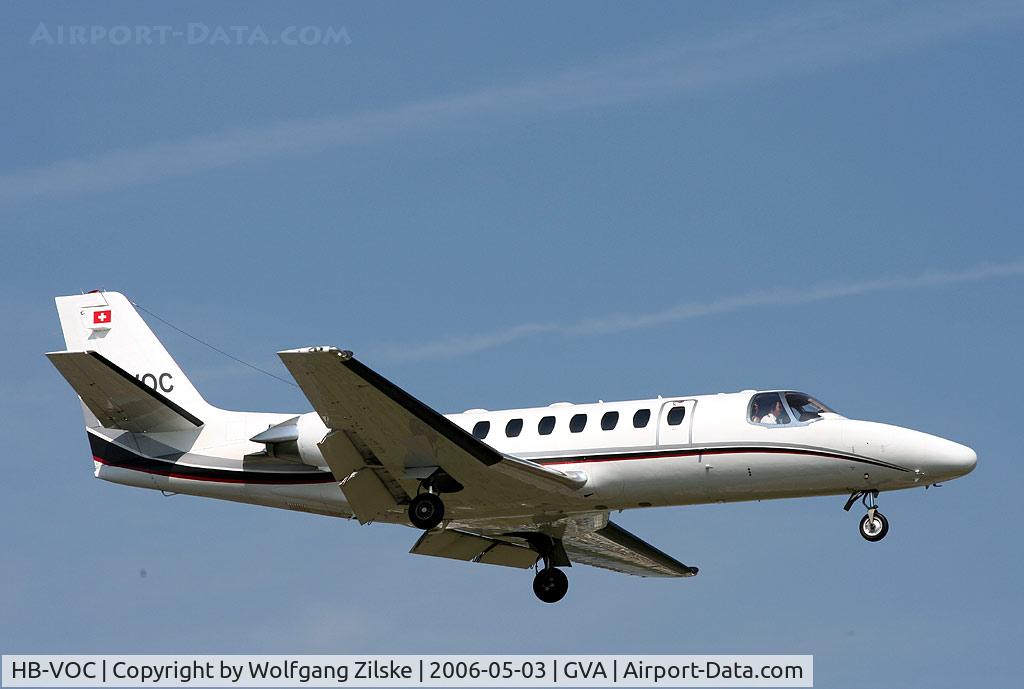 HB-VOC, 1995 Cessna 560 Citation Ultra C/N 560-0301, visitor