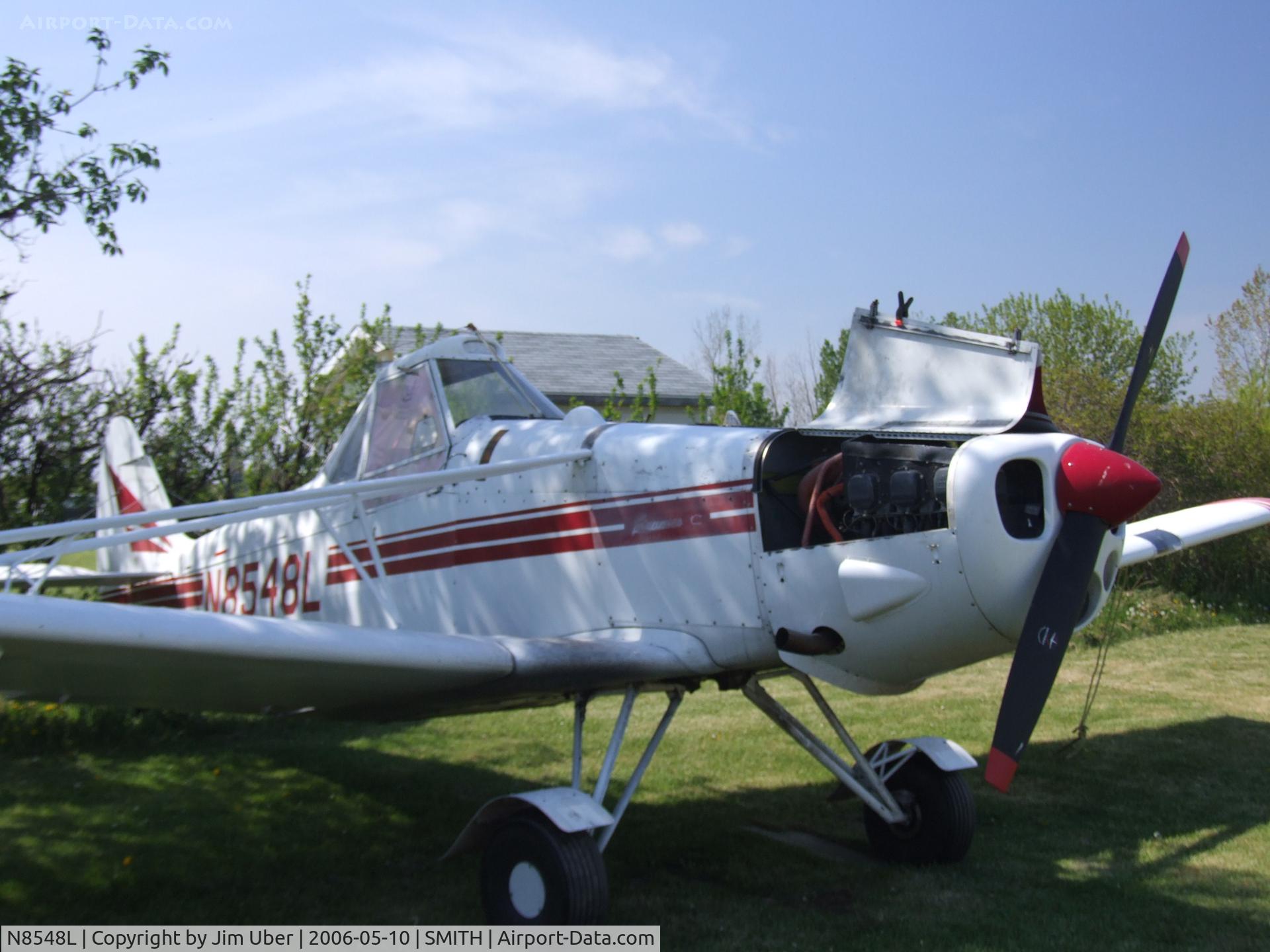 N8548L, 1969 Piper PA-25-235 C/N 25-4968, Glider Tug at Smith's Field