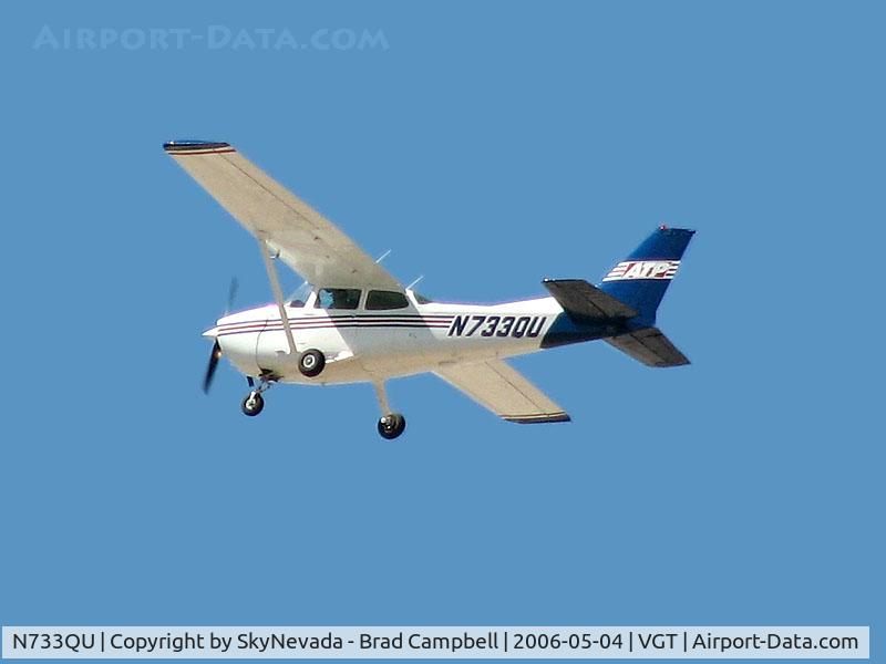 N733QU, 1976 Cessna 172N C/N 17268473, ATP Aircraft II / 1976 Cessna 172N - (Skyhawk) / This photo actually taken from my front yard.