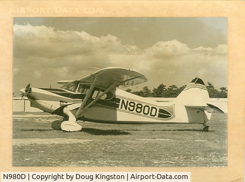 N980D, 1947 Stinson 108-2 Voyager C/N 108-2980, My Dad's Stinson 1965
