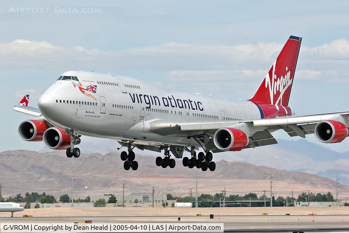 G-VROM, 2001 Boeing 747-443 C/N 32339, Virgin Atlantic G-VROM, 