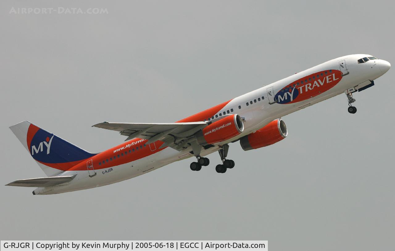 G-RJGR, 1982 Boeing 757-225 C/N 22197, Leaving 24R.