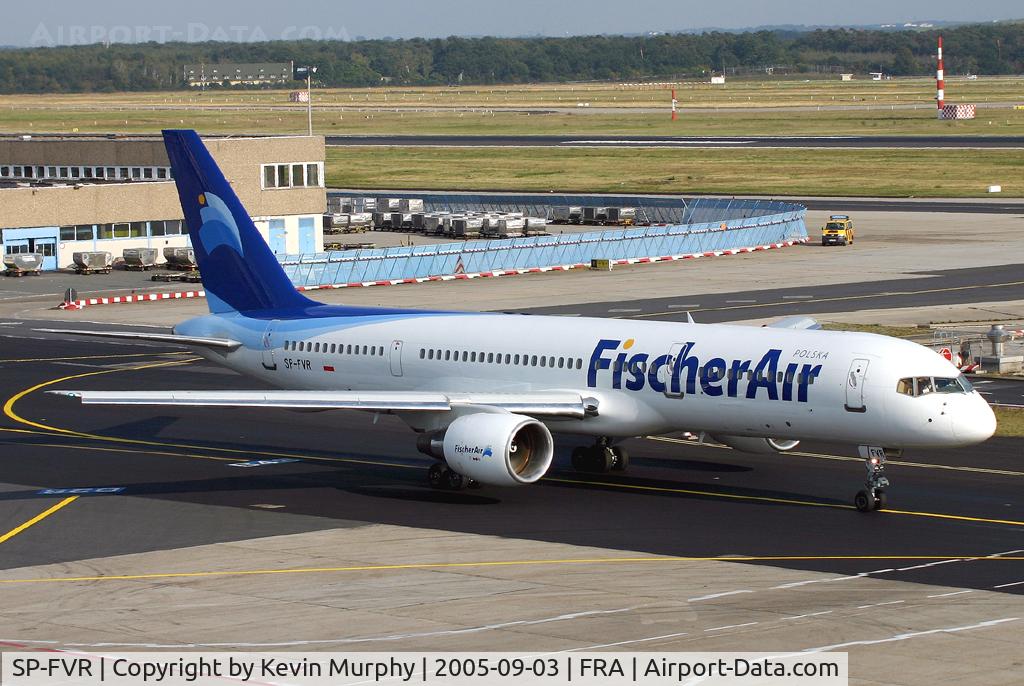SP-FVR, 1992 Boeing 757-23A C/N 25490, Polish 757 passing the viewing terrace at Frankfurt.