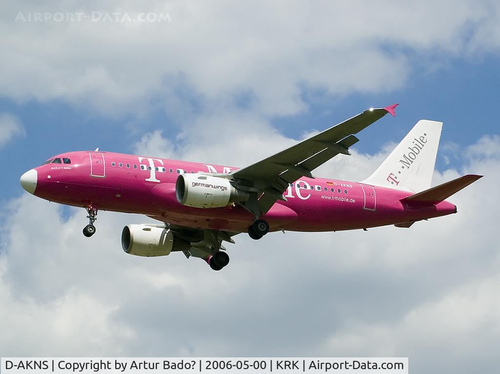 D-AKNS, 2000 Airbus A319-112 C/N 1277, Germanwings - Spirit of T-Mobile