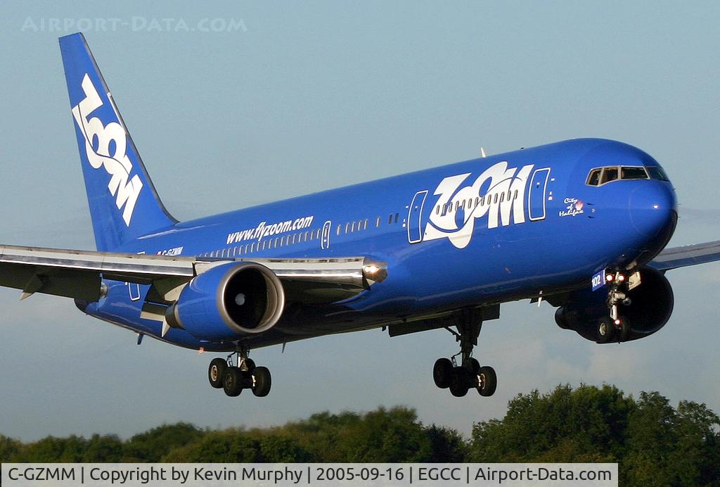 C-GZMM, 1993 Boeing 767-328/ER C/N 27136, Coming in on 06L.