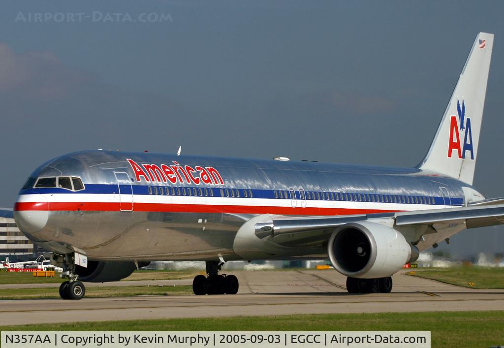 N357AA, 1988 Boeing 767-323 C/N 24038, Waiting at the threshold of 24L.