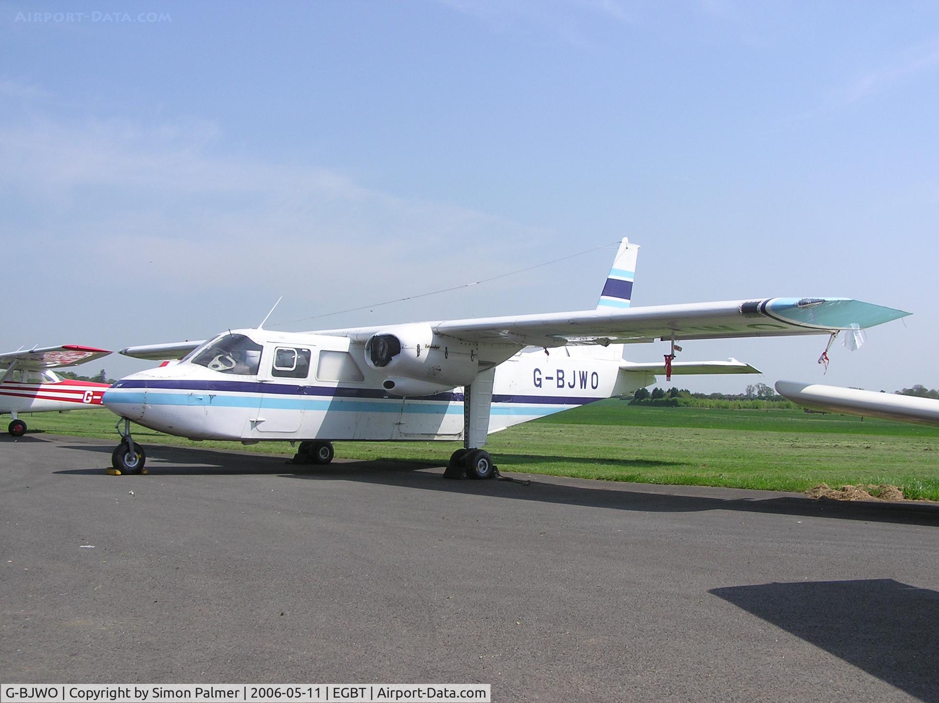 G-BJWO, 1973 Britten-Norman BN-2A-26 Islander C/N 334, BN2A-26 Islander with serious engine problems