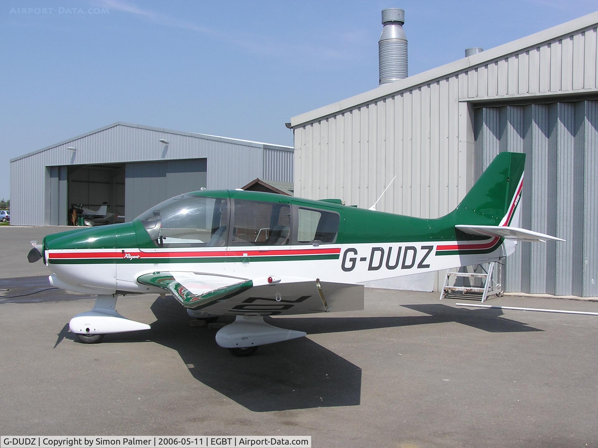 G-DUDZ, 1997 Robin DR-400-180 Regent Regent C/N 2367, Robin DR400 in smart colour scheme