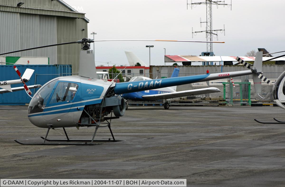 G-DAAM, 1992 Robinson R22 Beta C/N 2043, Robinson R-22B