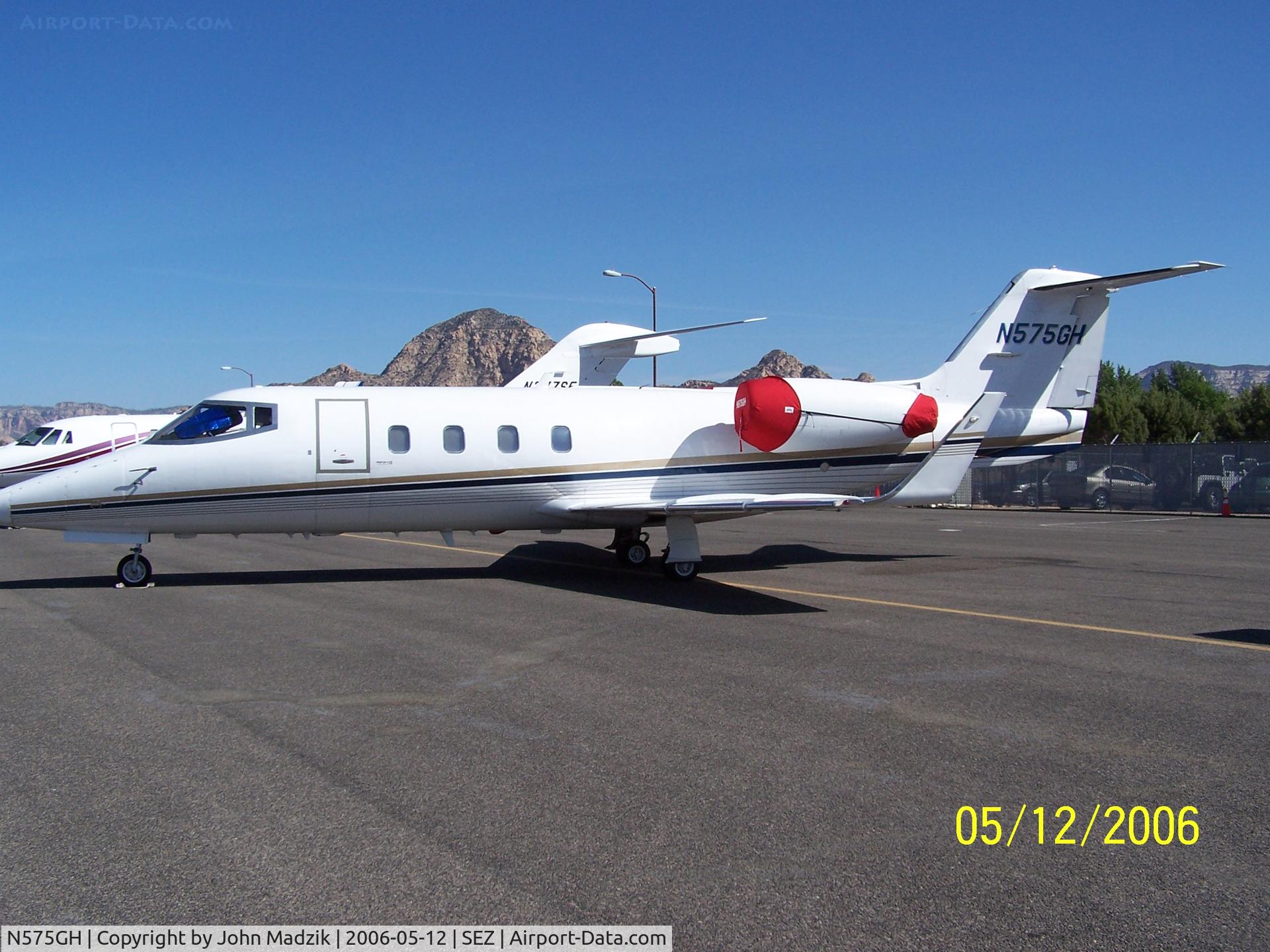 N575GH, 1982 Gates Learjet 55 C/N 042, Sedona Airport