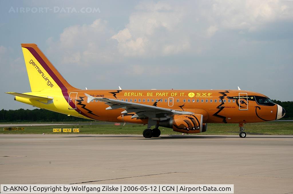 D-AKNO, 1999 Airbus A319-112 C/N 1147, visitor