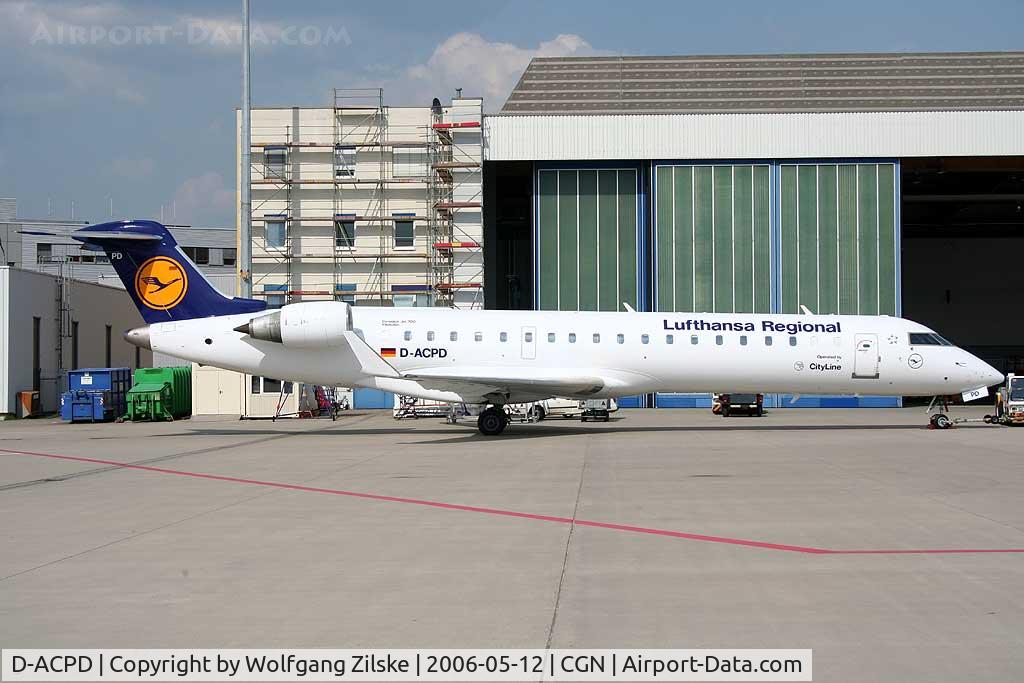 D-ACPD, 2001 Canadair CRJ-701ER (CL-600-2C10) Regional Jet C/N 10015, Based at CGN