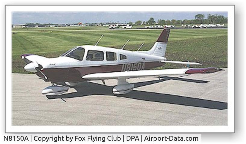 N8150A, 1980 Piper PA-28-181 C/N 28-8090228, Fox Flying Club Piper Archer