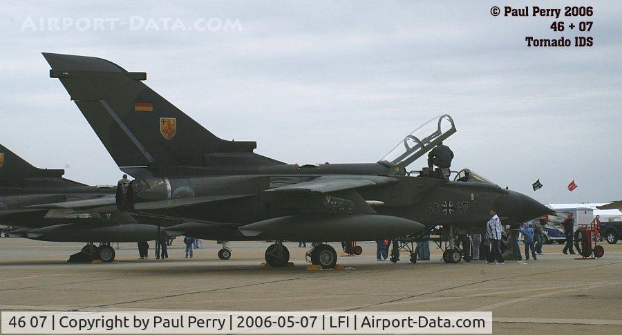 46 07, Panavia Tornado IDS(T) C/N 759/GT065/4307, The second Tornado, with her offices open