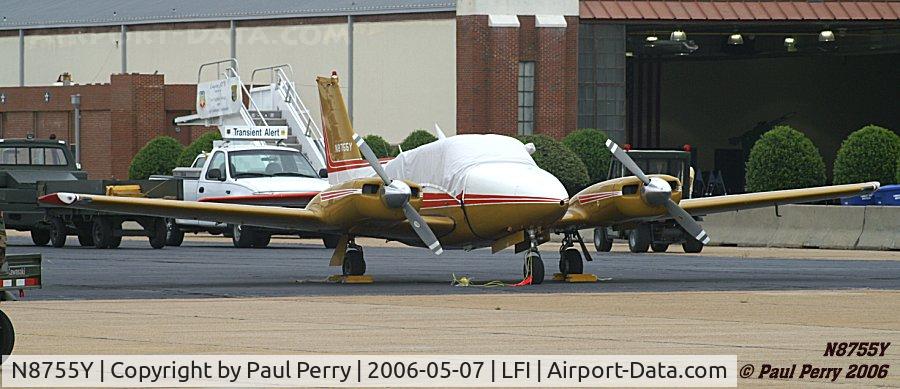 N8755Y, 1969 Piper PA-30 Twin Comanche C/N 30-1909, Seen on the Performer Ramp at Air Power Over Hampton Roads