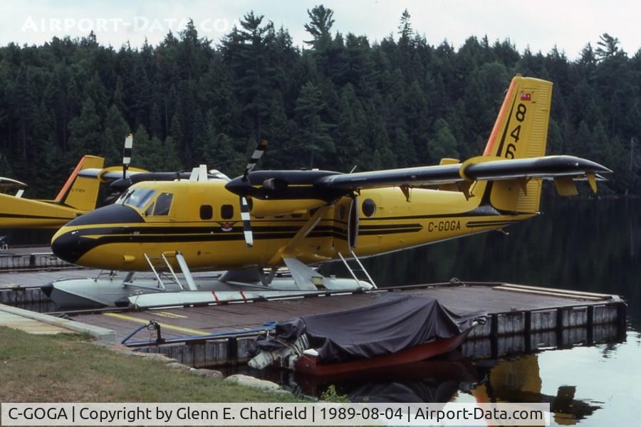 C-GOGA, 1980 De Havilland Canada DHC-6-300 Twin Otter C/N 739, Sitting on Smoke Lake at Algonquin Provincial Park