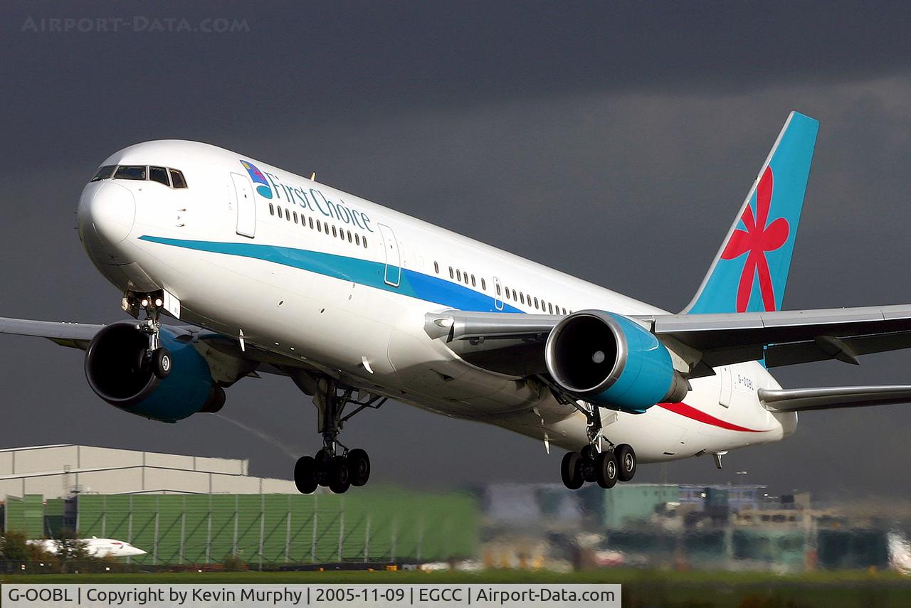 G-OOBL, 1995 Boeing 767-324 C/N 27393, A storm is brewing behind this good looking 767.