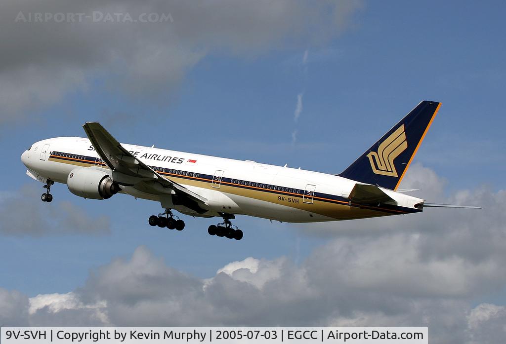 9V-SVH, 2002 Boeing 777-212/ER C/N 28532, Soaring away from 24L.